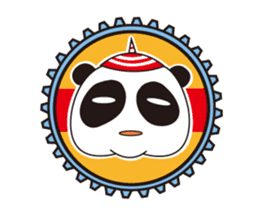 shirome panda sticker #970284