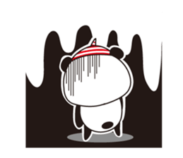 shirome panda sticker #970286