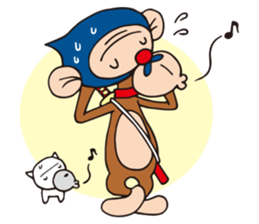 NINJA-MONKEY sticker #970335