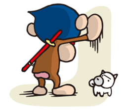 NINJA-MONKEY sticker #970345