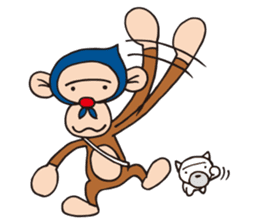 NINJA-MONKEY sticker #970354