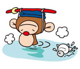 NINJA-MONKEY sticker #970361