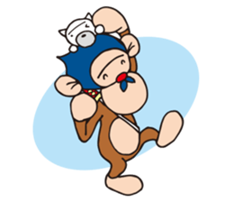 NINJA-MONKEY sticker #970362