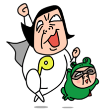 opps! family - we are superheroes! sticker #970445