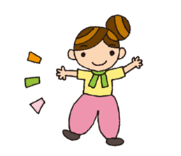 agricultural girl sticker #970447