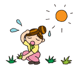 agricultural girl sticker #970452