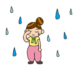 agricultural girl sticker #970453