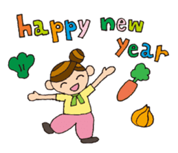 agricultural girl sticker #970483