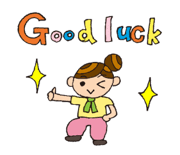 agricultural girl sticker #970486