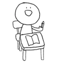 Mukiryoku-kun sticker #970502