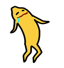 Human banana sticker #970903