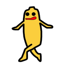 Human banana sticker #970912