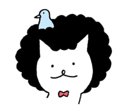 wig-cat sticker #971215