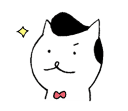wig-cat sticker #971216