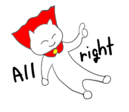 The Cat Man (Neko-o) English version sticker #971368