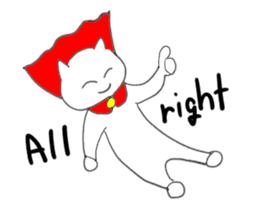 The Cat Man (Neko-o) English version sticker #971368