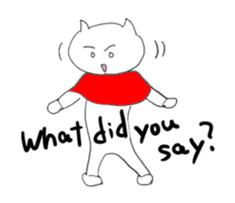 The Cat Man (Neko-o) English version sticker #971373