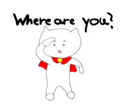 The Cat Man (Neko-o) English version sticker #971381