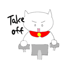 The Cat Man (Neko-o) English version sticker #971382