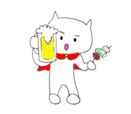 The Cat Man (Neko-o) English version sticker #971402