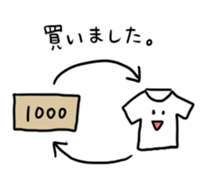 The T-shirt man sticker #971815