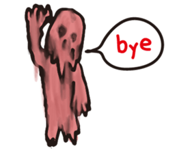 The Red Melty Monster sticker #971886