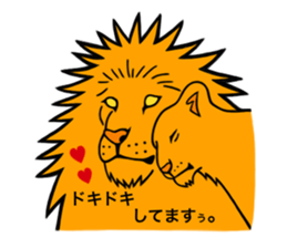 The Speaking Lion sticker #972379