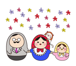 Everyday Matryoshka family sticker #972892