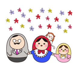 Everyday Matryoshka family sticker #972892