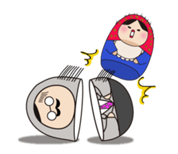 Everyday Matryoshka family sticker #972915