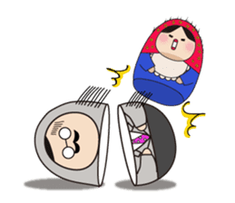Everyday Matryoshka family sticker #972915