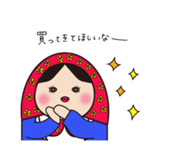 Everyday Matryoshka family sticker #972924
