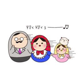 Everyday Matryoshka family sticker #972926