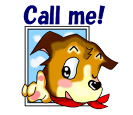 rather pompous-looking dog. ver.English sticker #973322