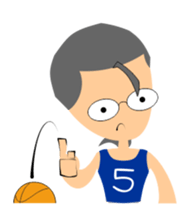 Tony, the basketman sticker #973451