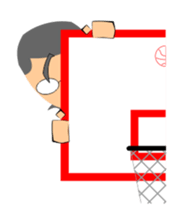 Tony, the basketman sticker #973455