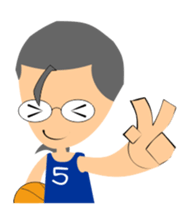 Tony, the basketman sticker #973456