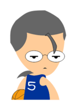 Tony, the basketman sticker #973457