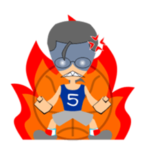 Tony, the basketman sticker #973458