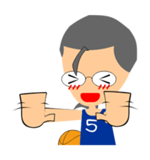 Tony, the basketman sticker #973460