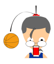 Tony, the basketman sticker #973462
