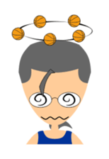 Tony, the basketman sticker #973470