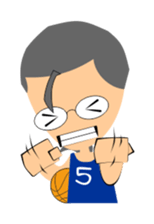 Tony, the basketman sticker #973473