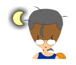 Tony, the basketman sticker #973479