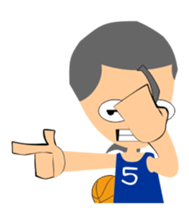 Tony, the basketman sticker #973484