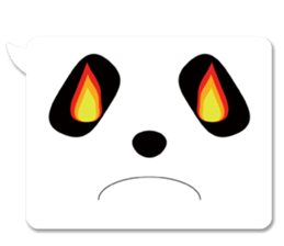 panda in a balloon sticker #973673