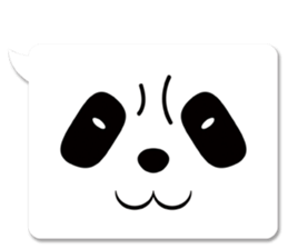panda in a balloon sticker #973684