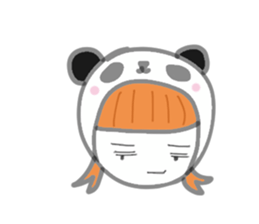 Panda Girl (English version) sticker #973847
