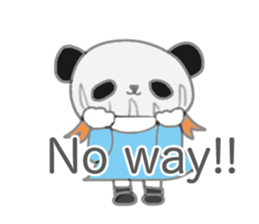 Panda Girl (English version) sticker #973848