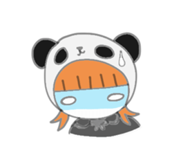 Panda Girl (English version) sticker #973849